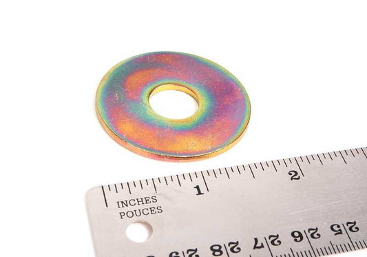 OEM washer 33521125260 for BMW E28, E24, E23, E32. Original BMW piece. Ideal for the assembly of the rear shock absorber with EDC system or level regulation.