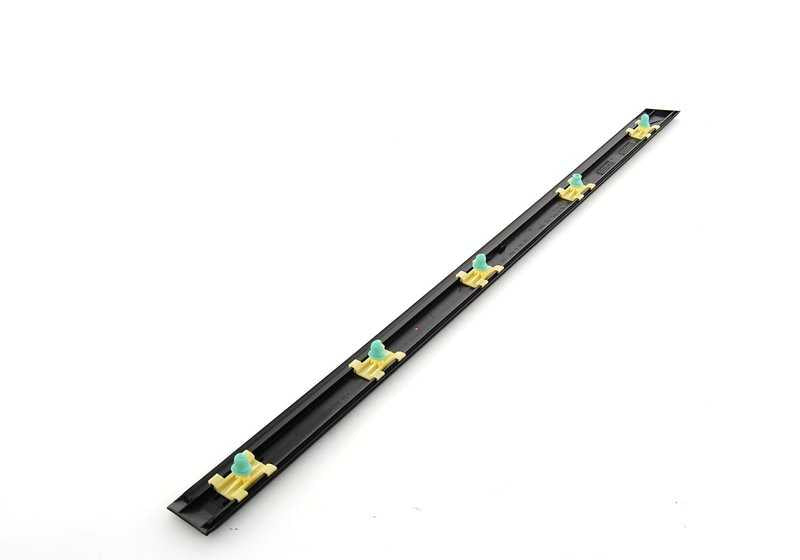 Rear left door trim moulding OEM 51138159297 for BMW 5 Series (E39). Original BMW.