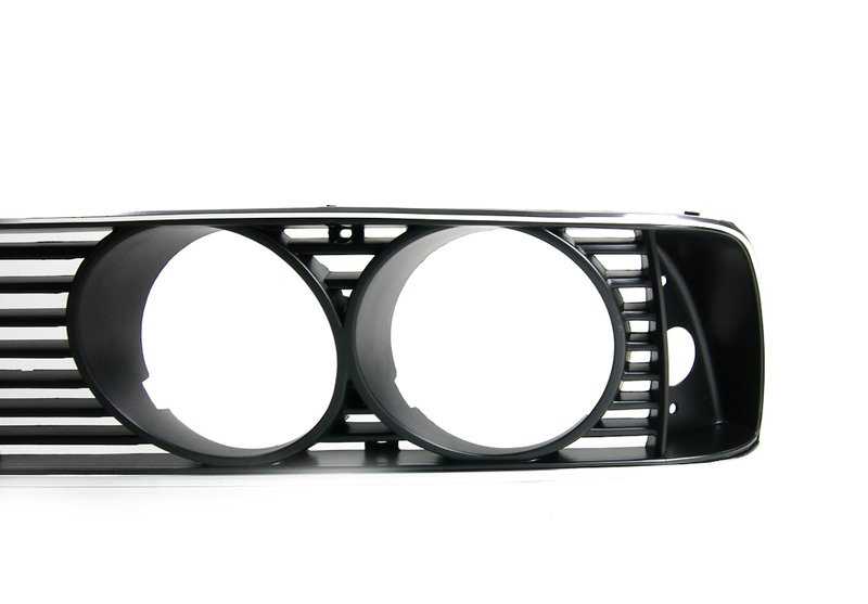 Rejilla decorativa izquierda OEM 51131838751 para BMW E24. Pieza original BMW.