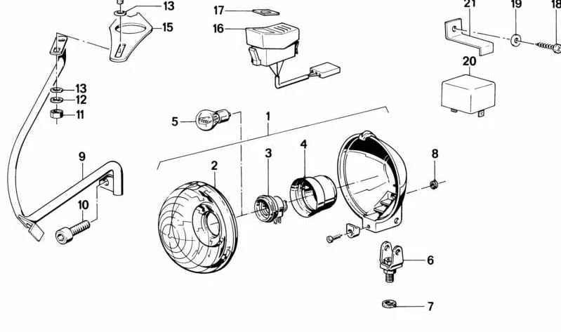 Lasche para BMW (OEM 31421240651). Original BMW