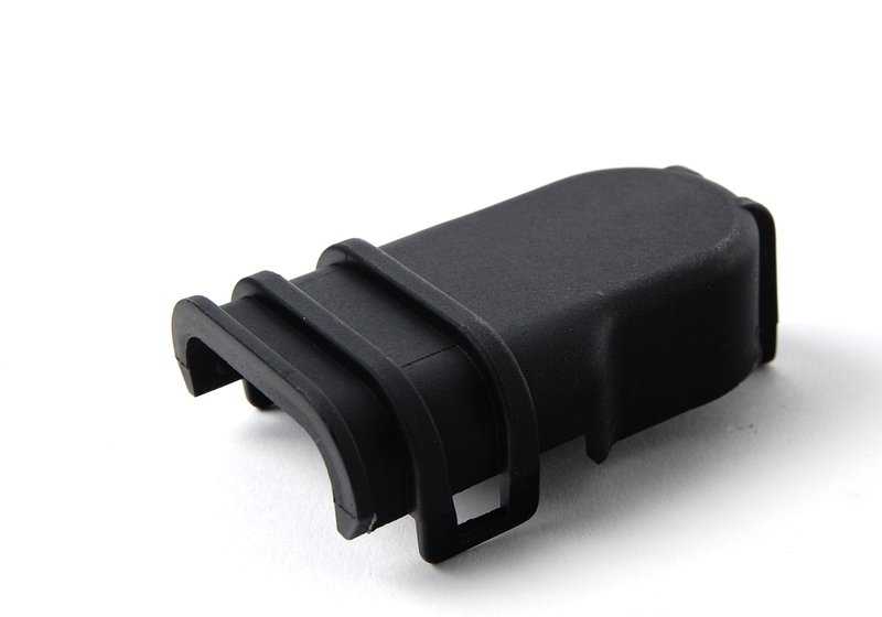 Tapa conector positivo batería OEM 61138371017 para BMW E46, E65, E66, E83, E53. Repuesto original BMW.
