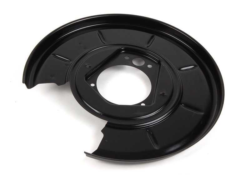 Protector de freno trasero derecho OEM 34212227780 para BMW E34. Pieza original BMW.