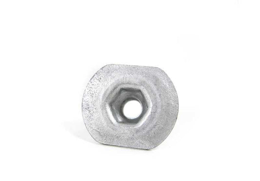 Tuerca hexagonal con brida OEM 07147154227 para BMW E81, E87, E87N, E46, E90, E90N, E92, E92N, E93, E93N, E84. Original BMW.