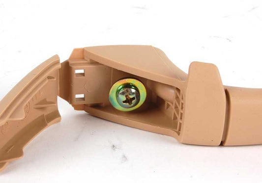 Agarradero trasero derecho beige OEM 51168203986 para BMW Serie 3 E36. Original BMW.