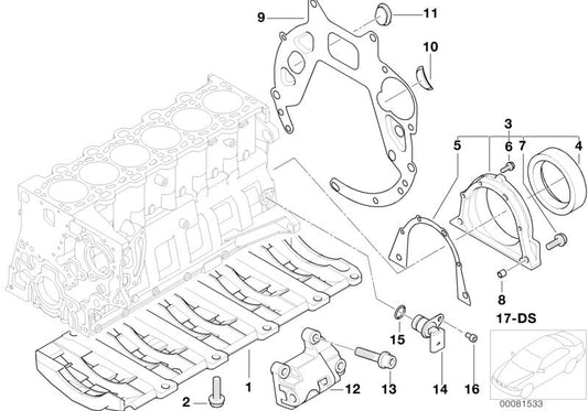Sensor de cigüeñal OEM 13622247926 para BMW E46 330d, E39 530d, E38 730d, E53 X5 3.0d. Compatible con motores diésel M57. Original BMW.