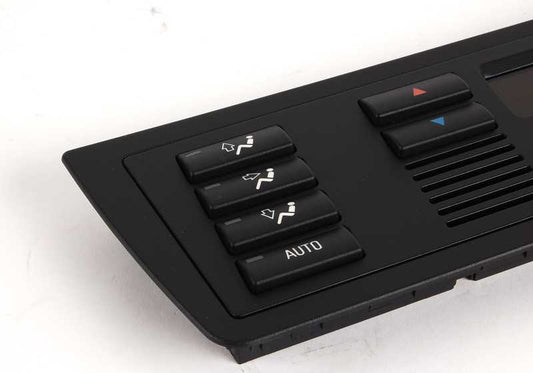 OEM air conditioning control front 64116924314 for BMW X5 E53 3.0D and 3.0i (all models from 2000 to 2006). Original BMW piece.