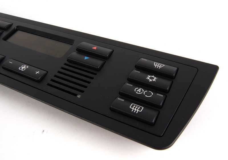 Frontal de control aire acondicionado OEM 64116924314 para BMW X5 E53 3.0d y 3.0i (todos los modelos de 2000 a 2006). Pieza original BMW.