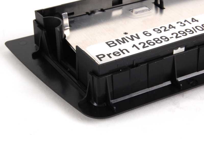 Frontal de control aire acondicionado OEM 64116924314 para BMW X5 E53 3.0d y 3.0i (todos los modelos de 2000 a 2006). Pieza original BMW.