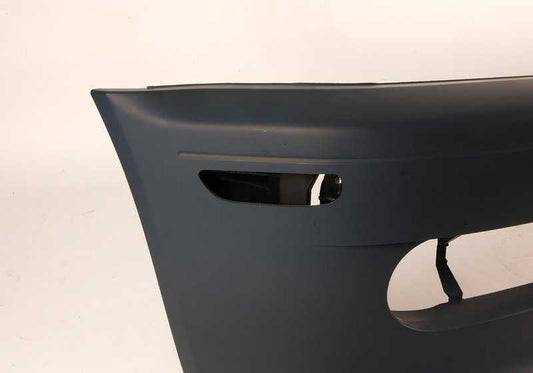 Primed Front Bumper Trim OEM 51112695245 for BMW E46 (01/2000-08/2006). Genuine BMW.