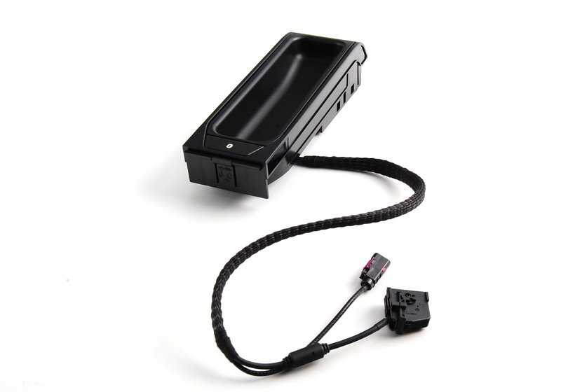 OEM mobile phone base 84109168940 for BMW E46, E39, E83, E53, E85, E86. Original support for central console. Original BMW piece.