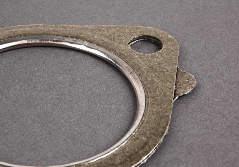 Junta plana escape OEM 18107549447 para BMW E81, E82, E87, E88, E90, E91, E92, E93, E60, E61, F10, F11, E63, E64, E65, E66, F01, F02, E84, E83, F25, E85, E86, E89. Original BMW.