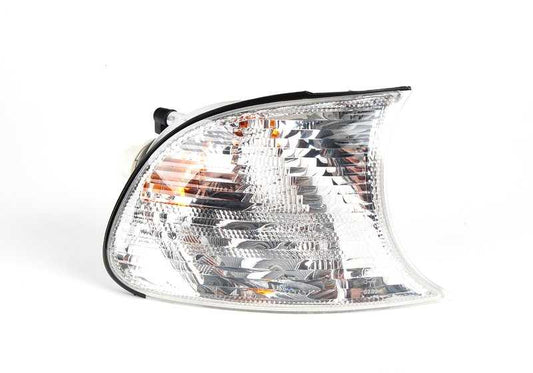 Indicador de dirección delantero derecho blanco OEM 63137165858 para BMW Serie 3 E46 (316Ci, 316i, 316ti) y más. Original BMW.
