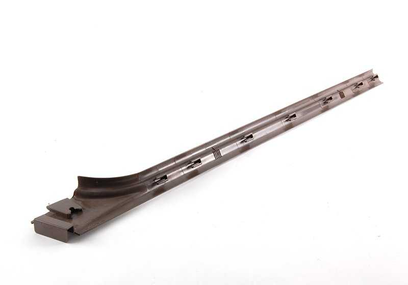 Moldura entrada puerta derecha OEM 51478151398 para BMW E36 {316i, 318is, 320i}. Color pergamino oscuro. Recambio original BMW.