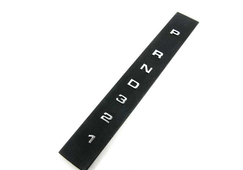 Couverture indicatrice de l'engrenage 4-vitesse pour BMW E34, E32 (OEM 51161948047). BMW d'origine
