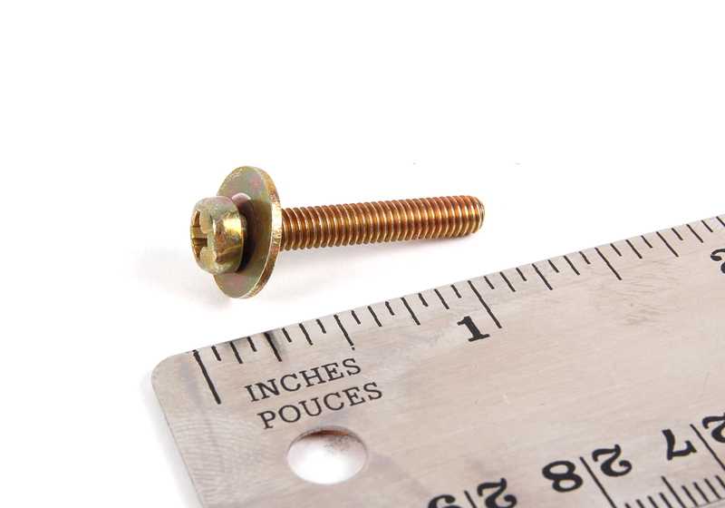 Tornillo tipo lente M4x2,5 OEM 13541726918 para BMW E30, E36, E46, E34, E39, E32, E38, E31, Z3, E85, E86, E52. Original BMW.