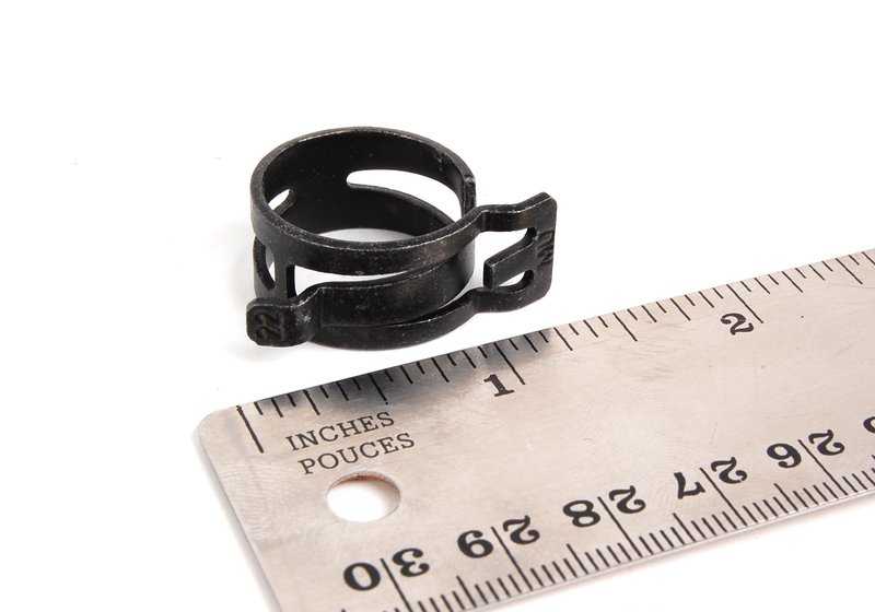 Abrazadera de manguera OEM 17127518578 para BMW X3 G08E, G08F, BMW Motorrad CK07 y MINI R52, R53. Pieza del sistema de refrigeración. Original BMW, MINI y Motorrad.