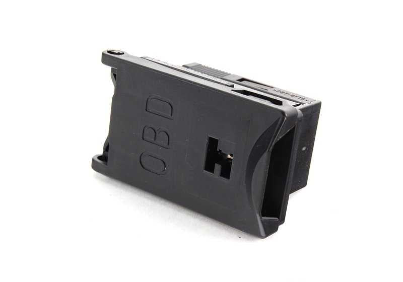 Tapa con cuadro toma de corriente OBD OEM 61138373323 para BMW Serie 3 E46, Serie 5 E39, Serie 7 E38, X5 E53, X5 F15, X6 F16... y más. Original BMW.