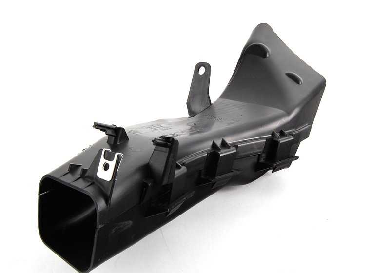 Guía de aire delantera derecha para BMW E90, E91 (OEM 51747160610). Original BMW.