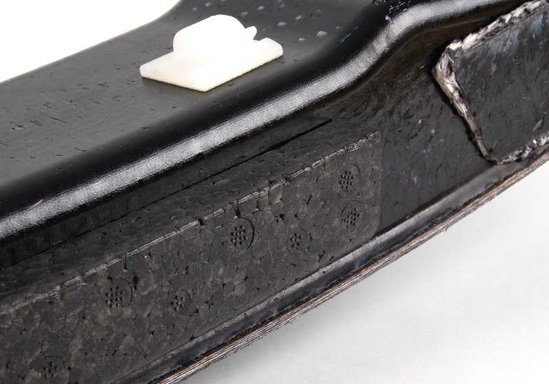 Sistema portante de paragolpes delantero OEM 51117893527 para BMW E46 M3. Original BMW.