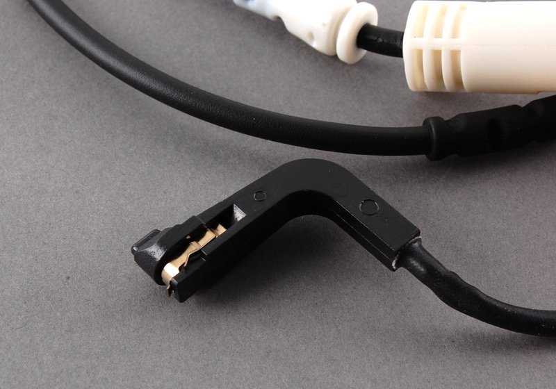 Sensor de desgaste de frenos OEM 34356789445 para BMW E81, E82, E87, E88, E90, E91, E92, E93. Compatible con múltiples versiones de Serie 1 y Serie 3. Original BMW.