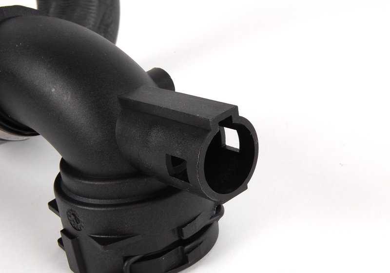 Manguera inferior del radiador al termostato OEM 17127531581 para BMW E82, E87, E88, E90, E91, E92, E93. Original BMW.