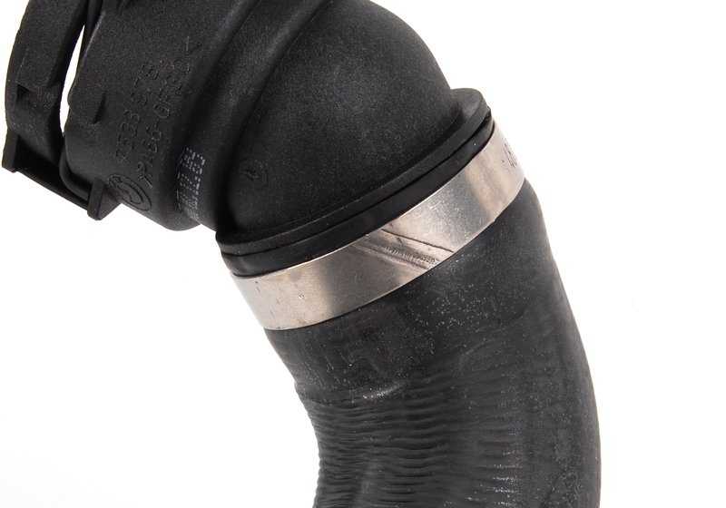 Manguera inferior del radiador al termostato OEM 17127531581 para BMW E82, E87, E88, E90, E91, E92, E93. Original BMW.