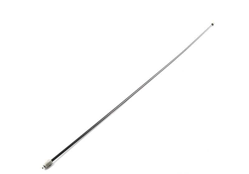 OEM -Bremsrohr 34326755602 für BMW E38 {725tds, 728i} mit Hecktraktion. Länge 985 mm, M10 -Gewinde. Original BMW.
