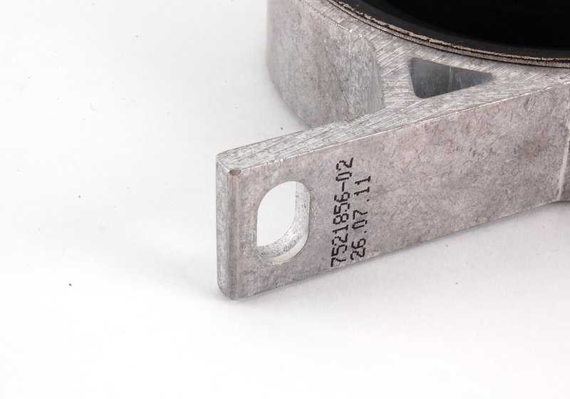 Soporte central de aluminio OEM 26127521856 para BMW E60, E60N, E61, E61N, E63, E63N, E64, E64N. Original BMW.