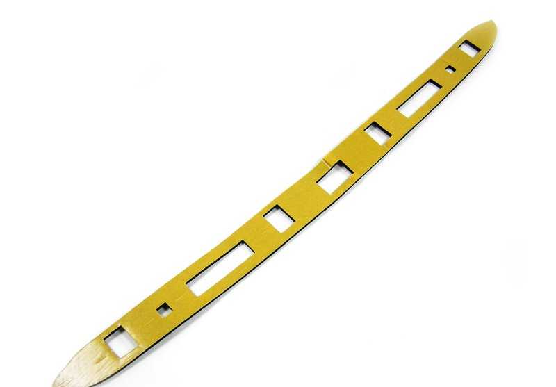 Junta goma tirador maletero OEM 51138236267 para BMW E46. Original BMW.