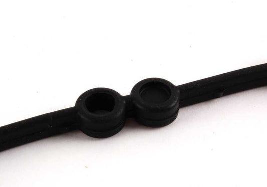 Junta perfilada OEM 11131432109 para BMW E36, E46, Z3 (modelos 316i, 316Ci, 316i Compact). Pieza original BMW. Se instala en la zona de la tapa del cárter o sistema de medición de aceite.