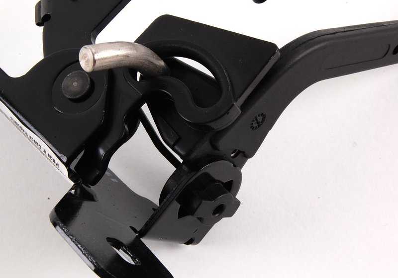Cierre de seguridad capó delantero OEM 51237145413 para BMW E65 y E66. Original BMW.