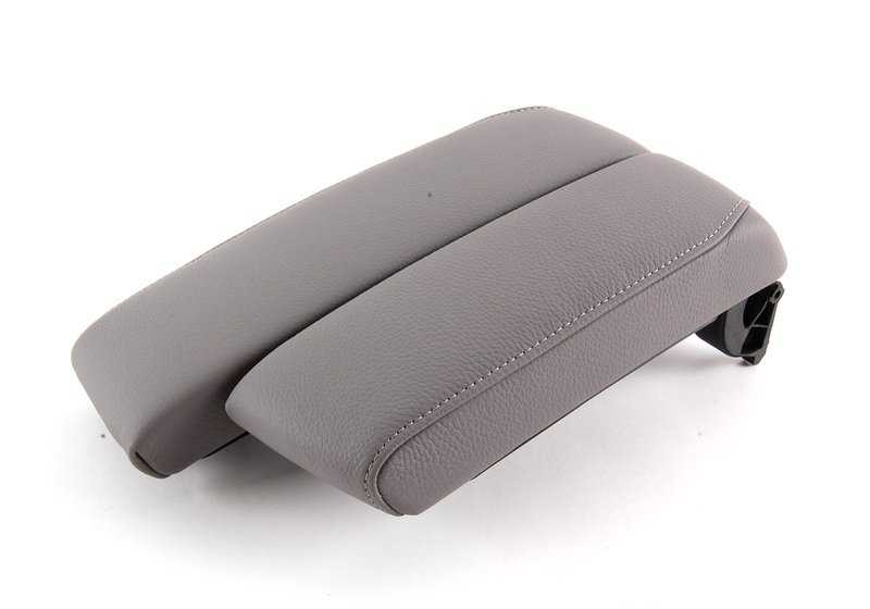 Reposabrazos central delantero gris OEM 51169133813 para BMW E90, E91, E92, E93. Compatible con modelos 316d, 316i. Original BMW.