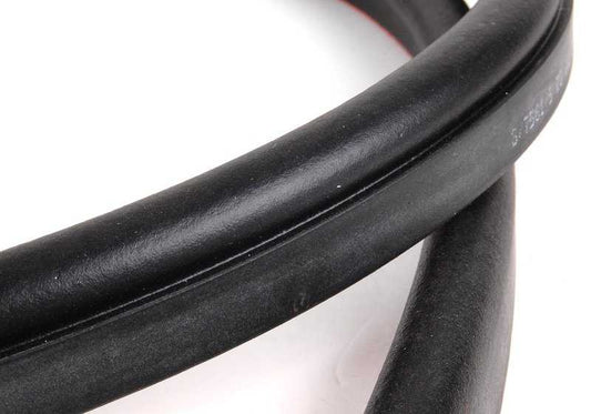 Junta goma original OEM 54218135315 para cristal trasero del techo desmontable (Hardtop) de BMW E36. Original BMW.