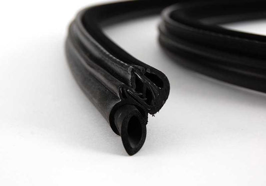 Protector de borde puerta delantera OEM 51727122433 para BMW E60, E61. Pieza original BMW.