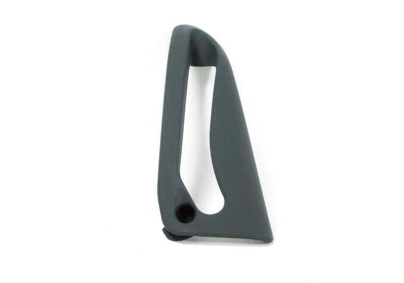 Embellecedor salida cinturón derecho OEM 51438176286 para BMW E36 {318i, 320i}. Color gris. Original BMW.