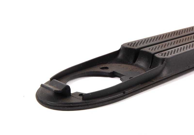 Embellecedor lateral delantero derecho negro OEM 51131515593 para MINI R50, R52. Original MINI.