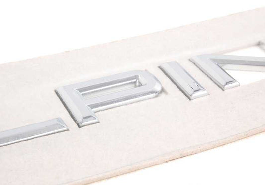 "Alpina" rear emblem OEM 51008025862 for BMW F06, F06N, E65, F01, F01N, F02, F02N, G12, G12N, G16, G07, G07N, E52. Original BMW.