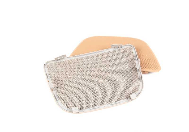 Rejilla altavoz maletero color beige OEM 51468230770 para BMW E39 (520d, 520i) años 1996-2003. Pieza original BMW.