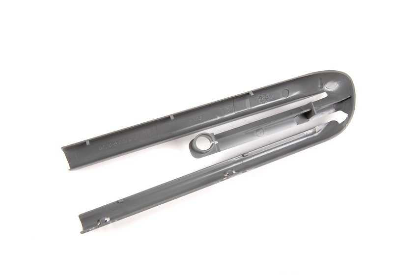 Tapa embellecedora gris OEM 52108217314 para BMW Serie 5 E39 y Serie 7 E38. Pieza original BMW.
