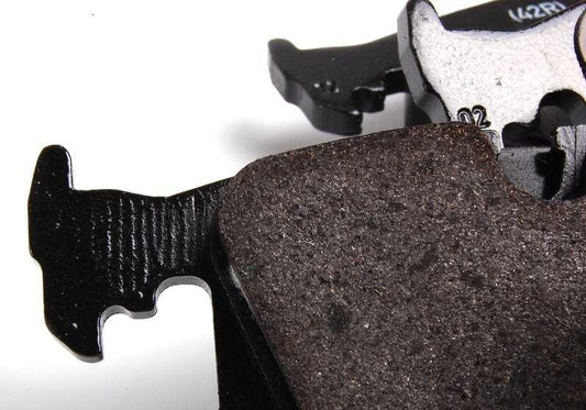 Juego de pastillas de freno traseras sin asbesto OEM 34216761248 para BMW E46, E39, E38, E53, E85, E86, E52. Original BMW.