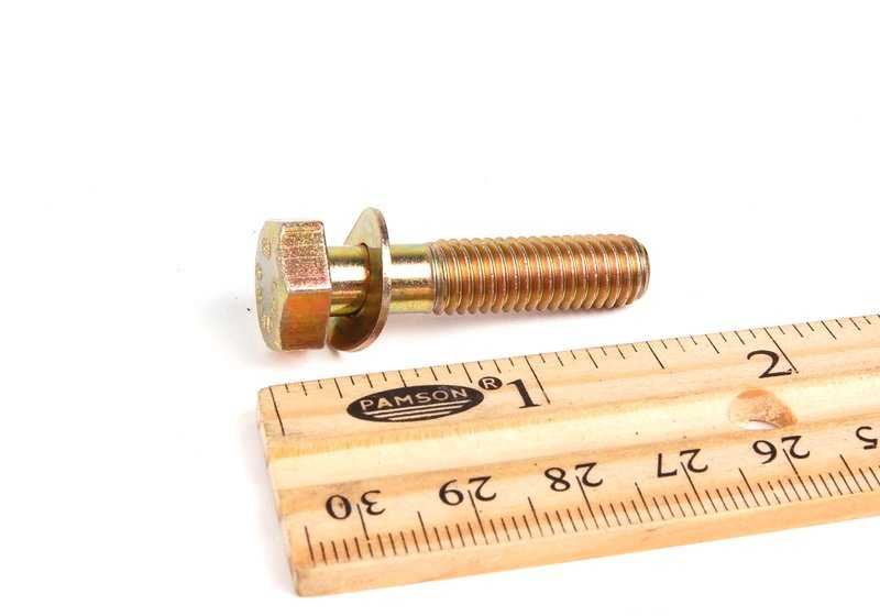 Tornillo hexagonal con arandela M8X35 OEM 07119912492 para BMW E36, E46, E34, E39, E32, E38, E31, E53, Z3. Original BMW.