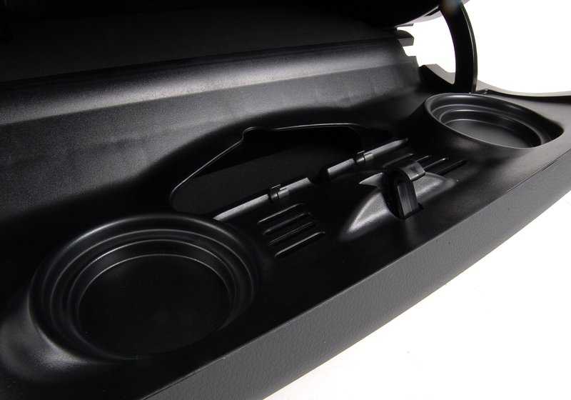 Guantera con cerradura OEM 51166959970 para MINI R50, R52, R53. Color negro panther. Compatible con modelos Cooper, One y Cooper S de 2001 a 2008. Original MINI.