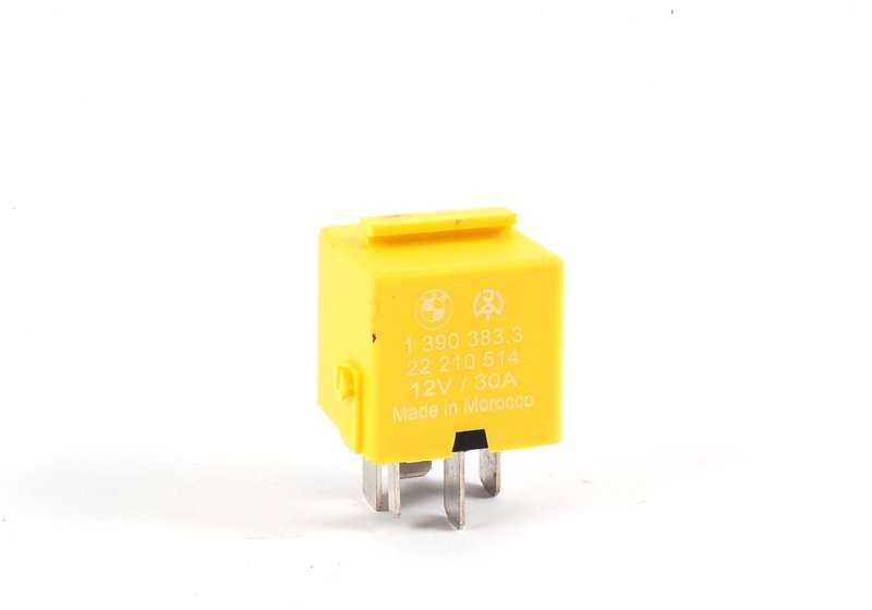 Relé OEM 61361390383 para BMW E34, E32 {518i, 518g, 518} en versiones manuales y automáticas. Compatible con motores M40 y M43. Original BMW.