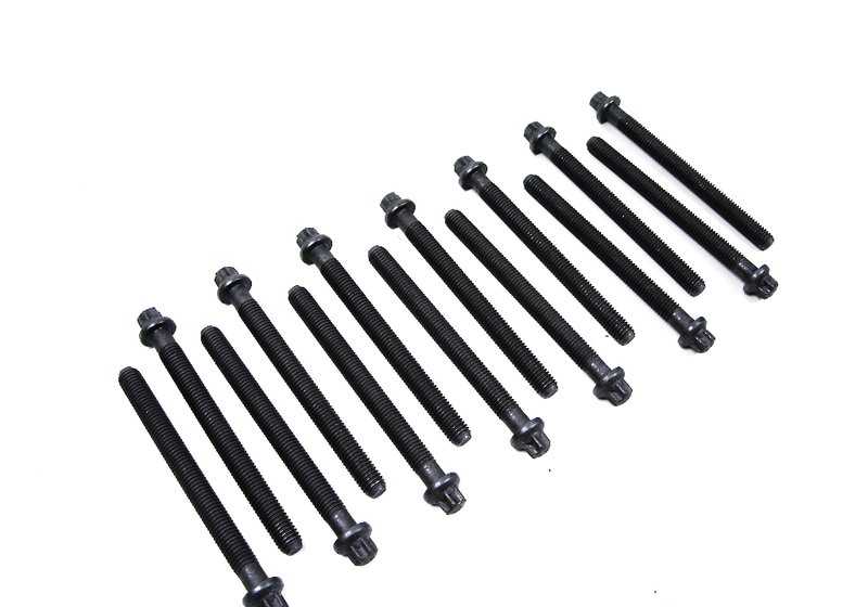 Juego de tornillos para culata OEM 11127583116 para BMW E60, E61, E63, E64, E32, E38, E31. Original BMW.