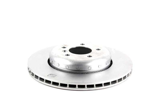 Disco de freno ventilado OEM 34216763827 para BMW E60, E61, E63, E64. Original BMW.