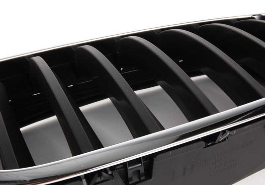 Rejilla de adorno delantera izquierda OEM 51137157687 para BMW X5 E70, X5 E70 LCI, X6 E71. Original BMW.