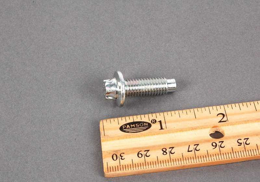 Tornillo torx con collarín OEM 18207590873 para BMW 3' E90, E91, E92, E93, Z4 E89... y más. Original BMW.