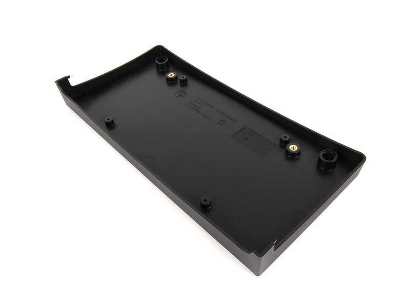 Registration support with insert threaded OEM 51117143749 for BMW E90, E91. Compatible with US/Japan versions. Original BMW.