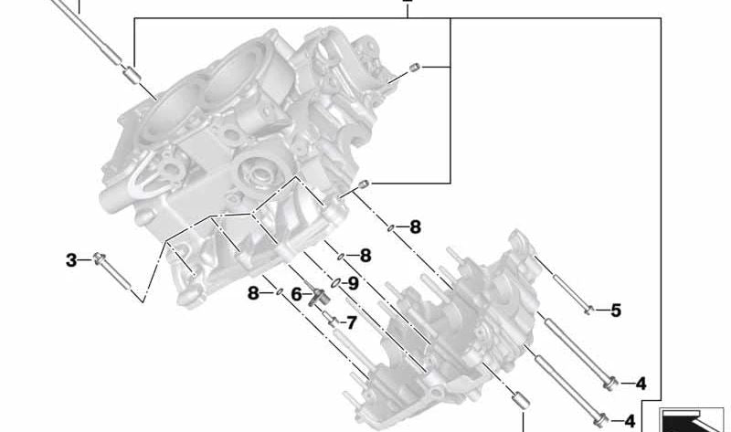 Tobera de pulverización de aceite OEM 11117729505 para BMW i3 (I01). Original BMW.