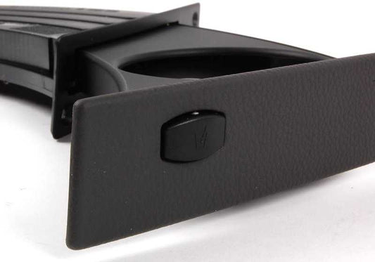 Soporte para bebidas interior OEM 51457063167 en color Basaltgrau para BMW Serie 5 E60, E60 LCI, E61, E61 LCI. Original BMW.